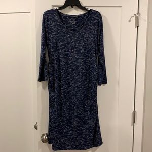 Blue Maternity Dress Size Large Liz Lange Maternity
